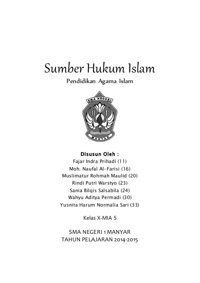 19++ Contoh cover makalah hukum islam yang disepakati ideas in 2021 