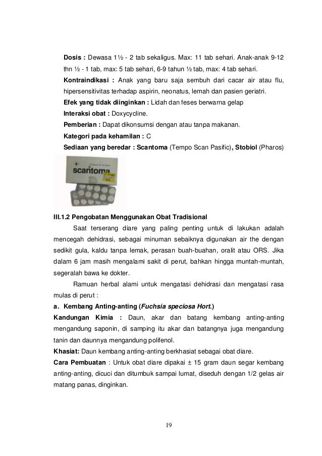 Makalah Swamedikasi Diare Dan Sembelit