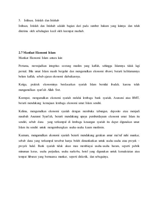 Makalah Ekonomi Syariah