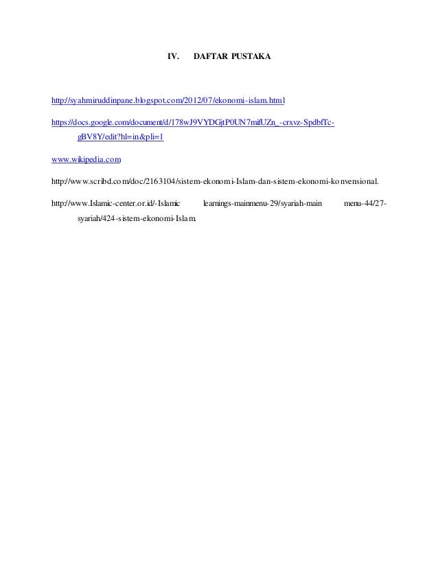 Makalah ekonomi syariah
