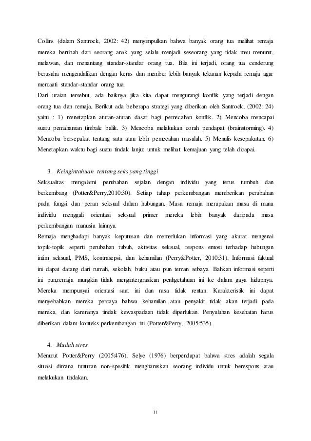 Makalah tahapan pertumbuhan dan perkembangan anak pada masa remaja