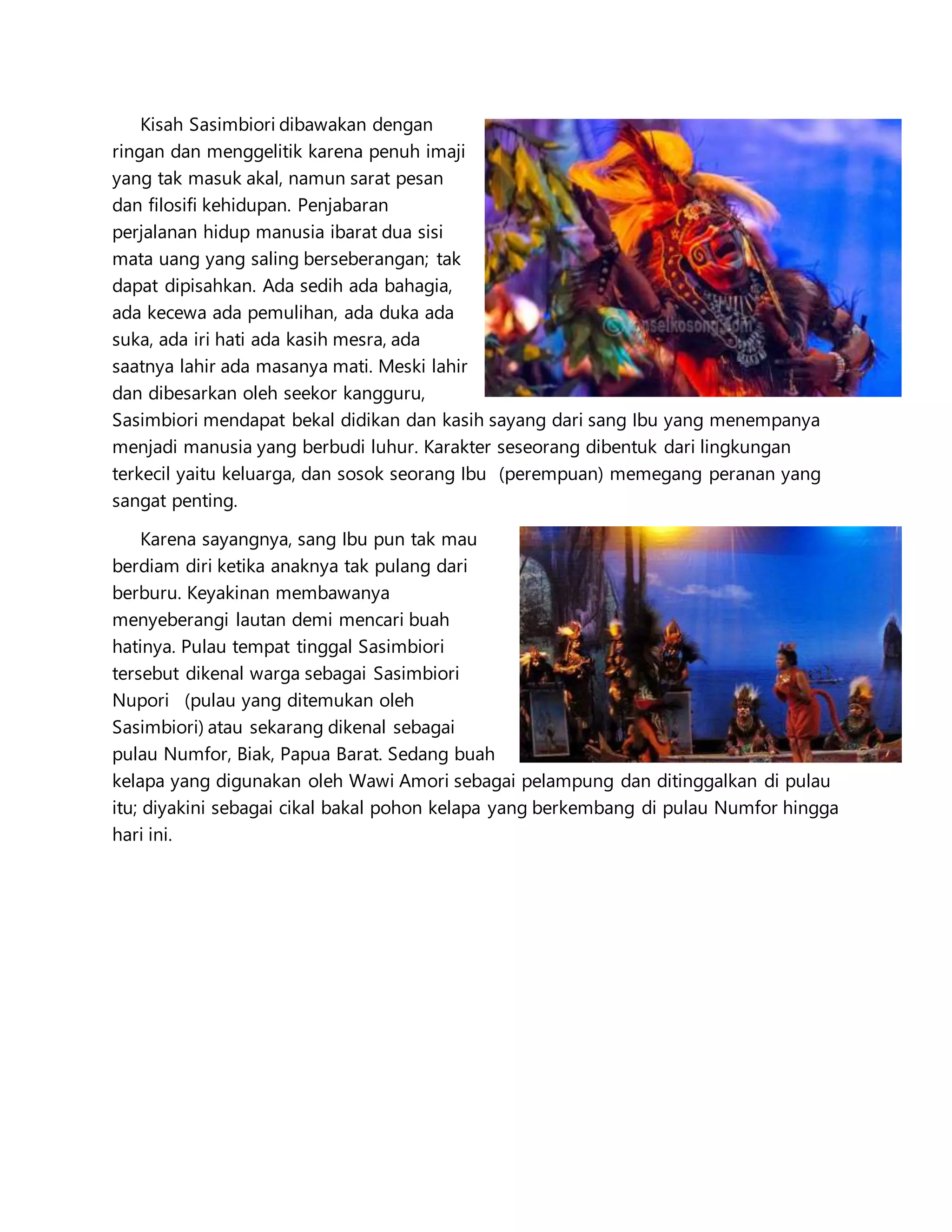 Makalah teater tradisional Sulawesi, Kalimantan dan Papua | DOCX
