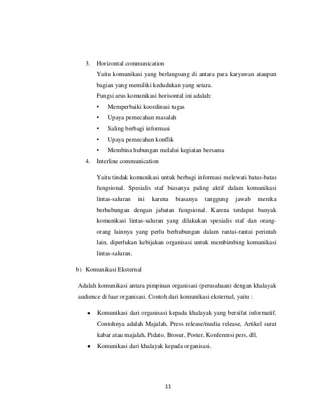 Makalah Peranan Komunikasi Dalam Organisasi