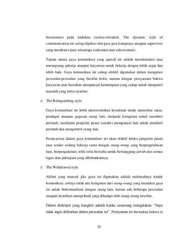 Makalah Peranan Komunikasi Dalam Organisasi