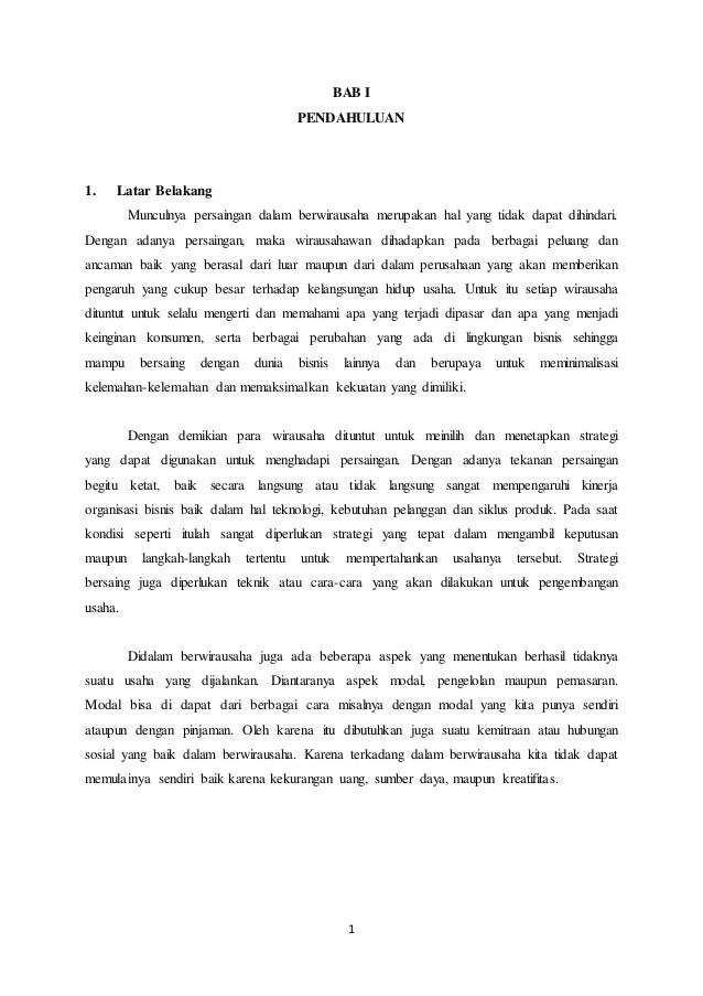 Makalah Teknik Dalam Berwirausaha