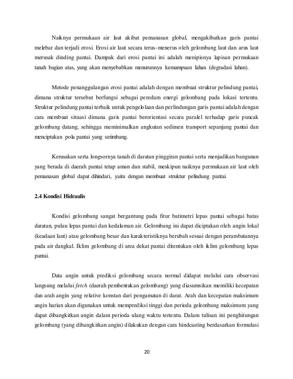 Makalah teknik pantai Makalah teknik pantai