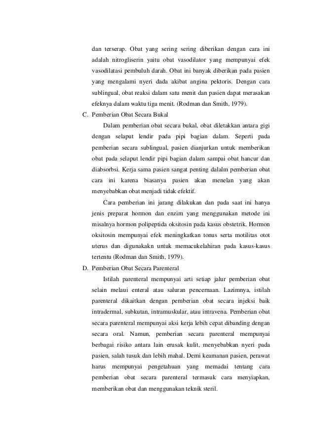 Makalah teknik pemberian obat UNIVERSITAS NU SBY YAYASAN Makalah teknik pemberian obat UNIVERSITAS NU SBY YAYASAN