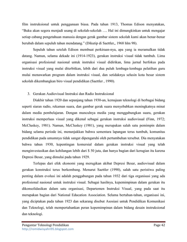 Makalah teknologi pendidikan | PDF