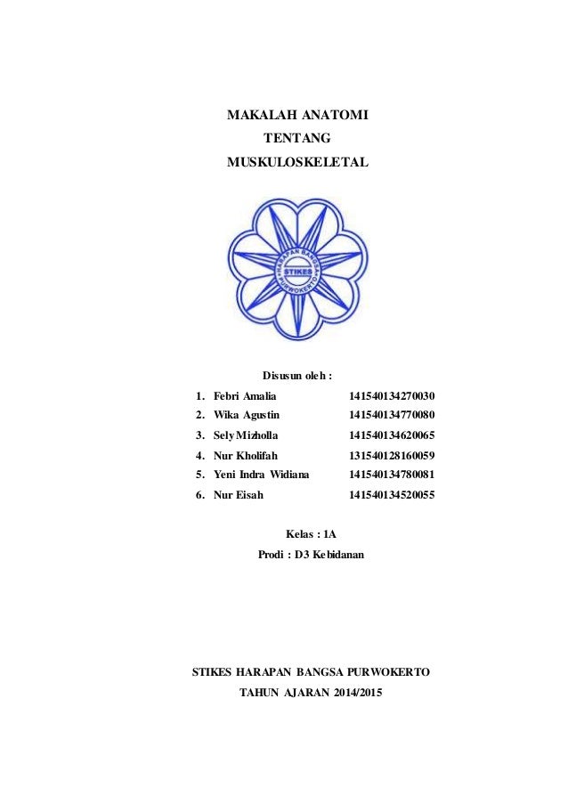 Makalah Anatomi Fisiologi Sistem Muskuloskeletal Pdf