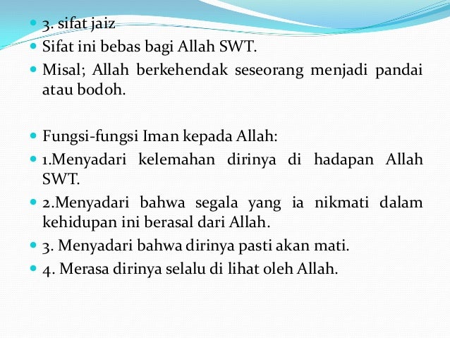 Makalah tentang iman kepada allah swt