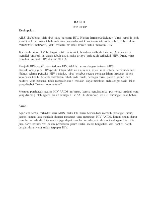 Makalah Tentang Penyakit Aids