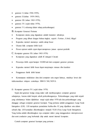 Sejarah Komputer | PDF
