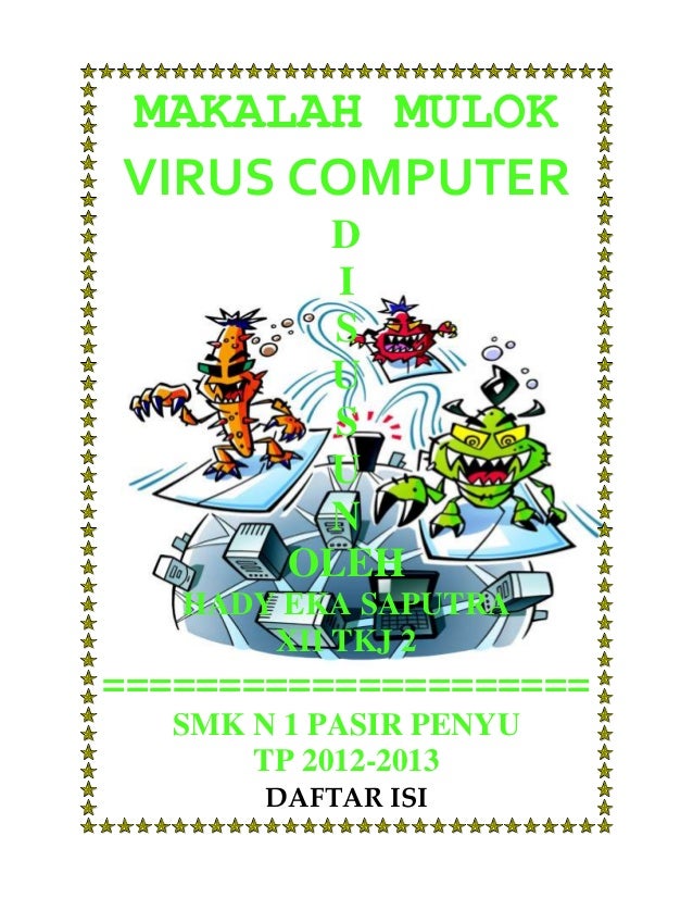 Contoh Makalah Virus Komputer