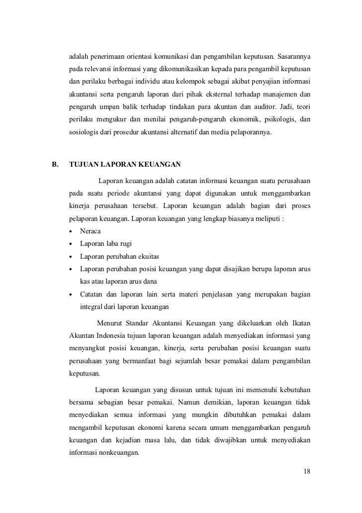 Makalah Teori Akuntansi