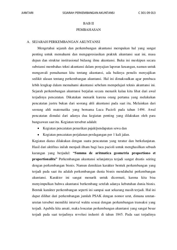 Makalah Sejarah Akuntansi Guru Galeri