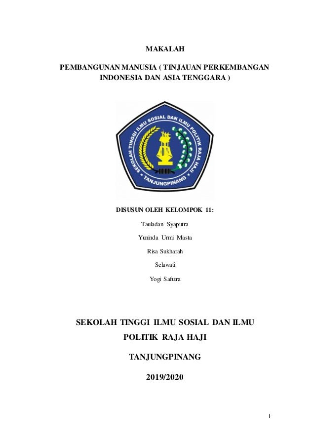 Makalah Pembangunan Manusia Di Asia Tenggara