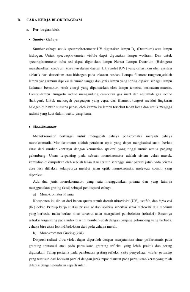 Diagram Blok Alat Spektrofotometer Image collections - How 