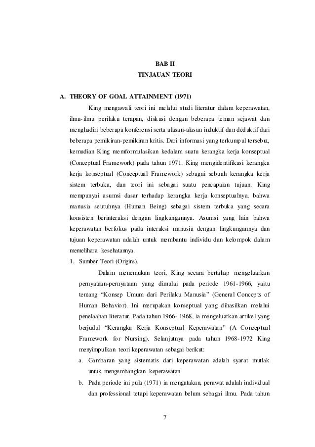 Makalah teori model keperawatan