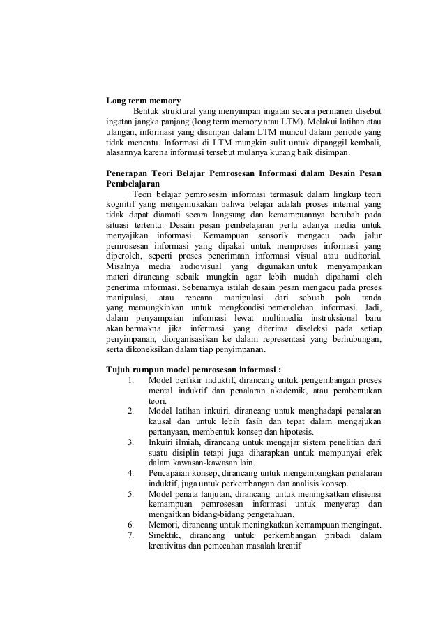 Teknologi Pendidikan, Teori Belajar, dan Prinsip – Prinsip 