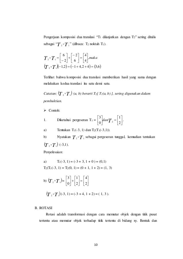 Rumus Rotasi Pada Matematika - Rumus Matematika