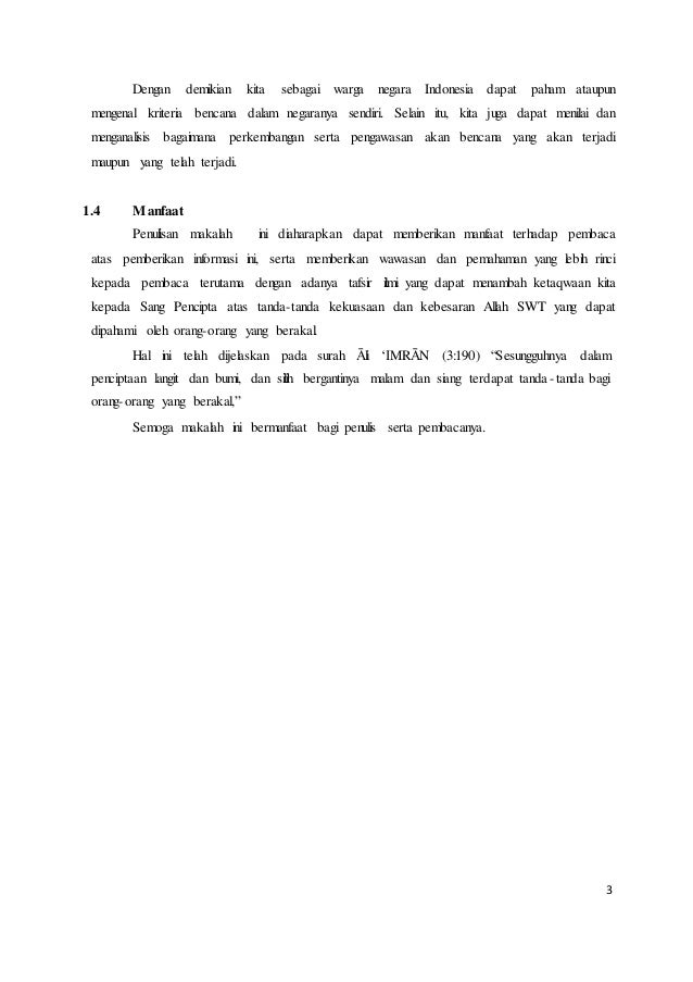 Makalah tsunami aceh 2004