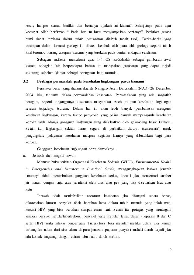 Contoh Makalah Gempa Bumi Dan Tsunami - Kumpulan Contoh Makalah Doc Lengkap