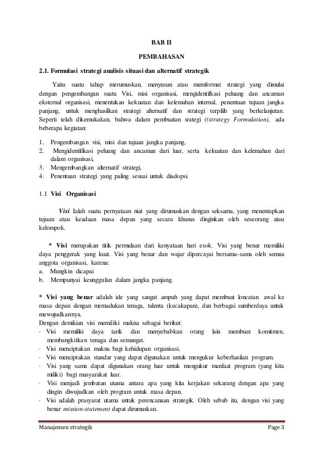 Manajemen Strategik Tugas Makalah 2