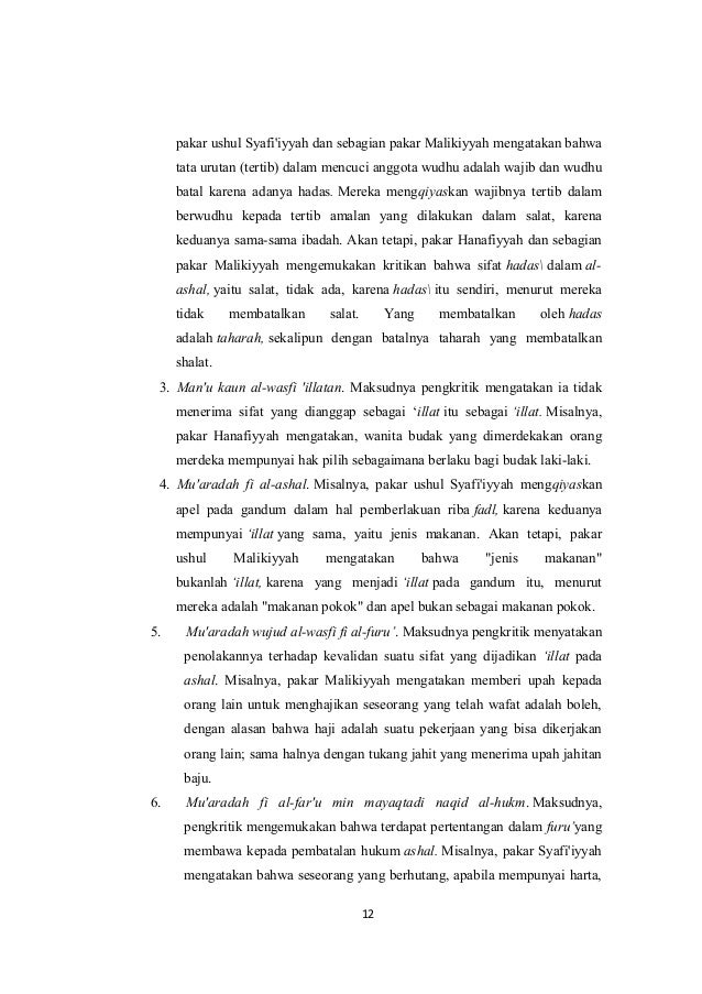 Qiyas Sebagai Sumber Hukum Islam