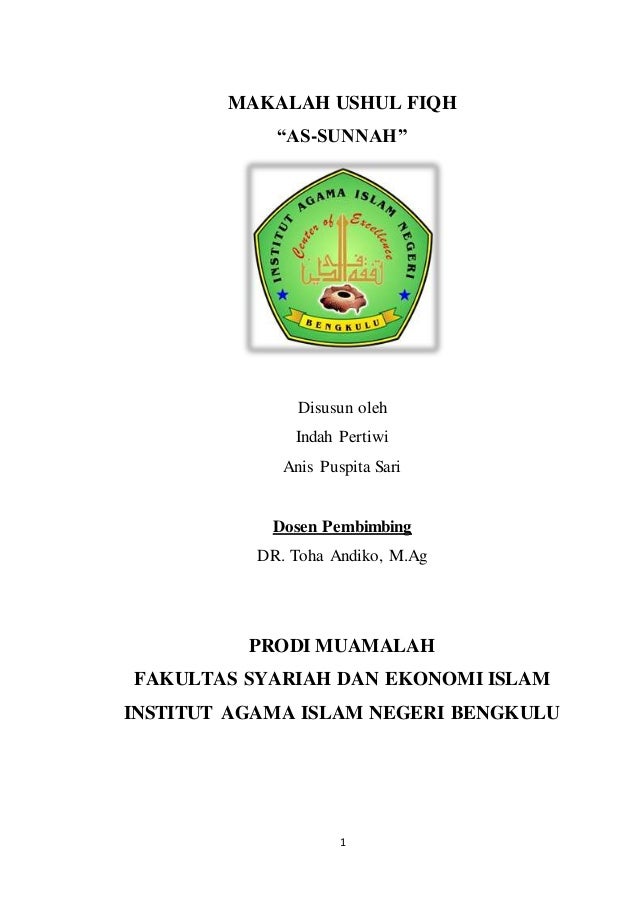 Contoh Makalah Fiqih Beserta Ctatan Kakinya - Thing Books