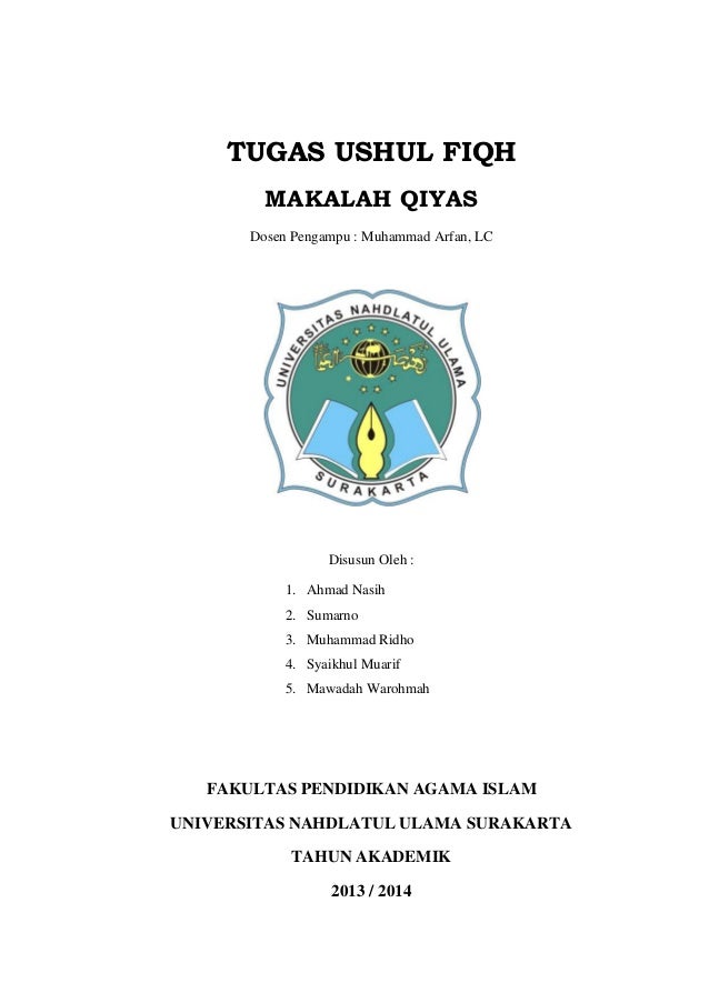 Makalah Ushul Fiqh Qiyas