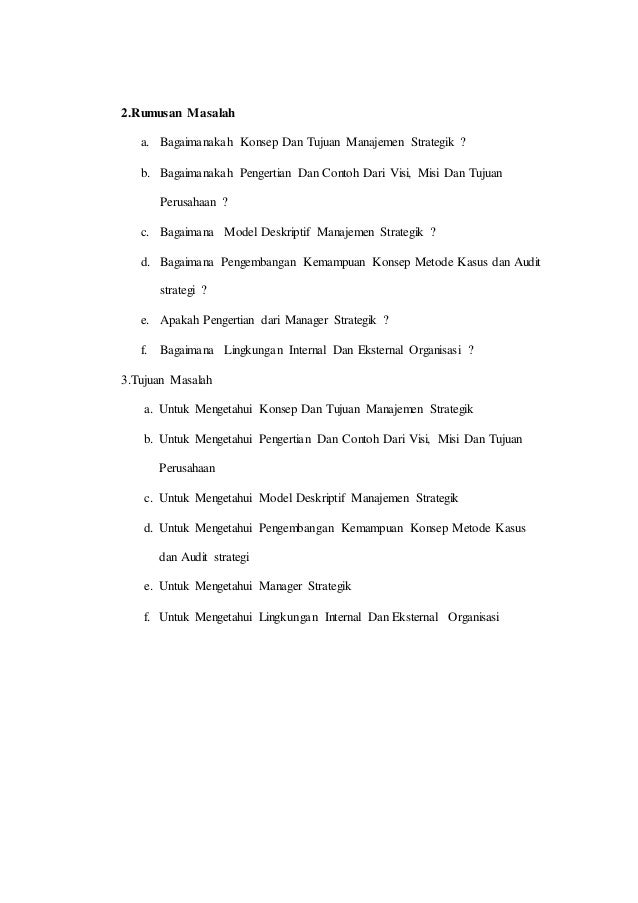 Makalah Manajemen Strategik 2 7