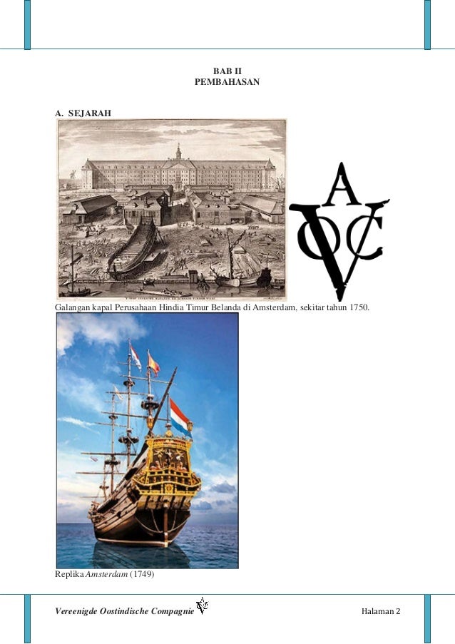 Makalah Voc Gulung Tikar - Contoh Makalah