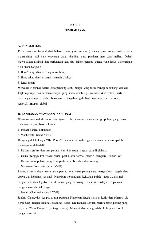 Makalah Wawasan Nusantara Dalam Globalisasi