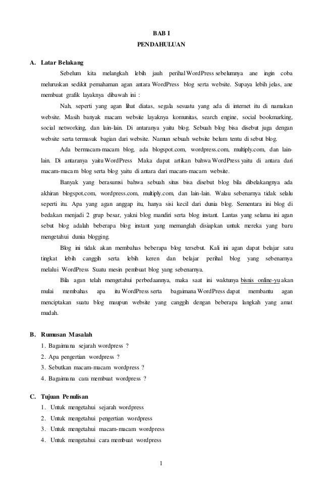 Makalah Wordpress