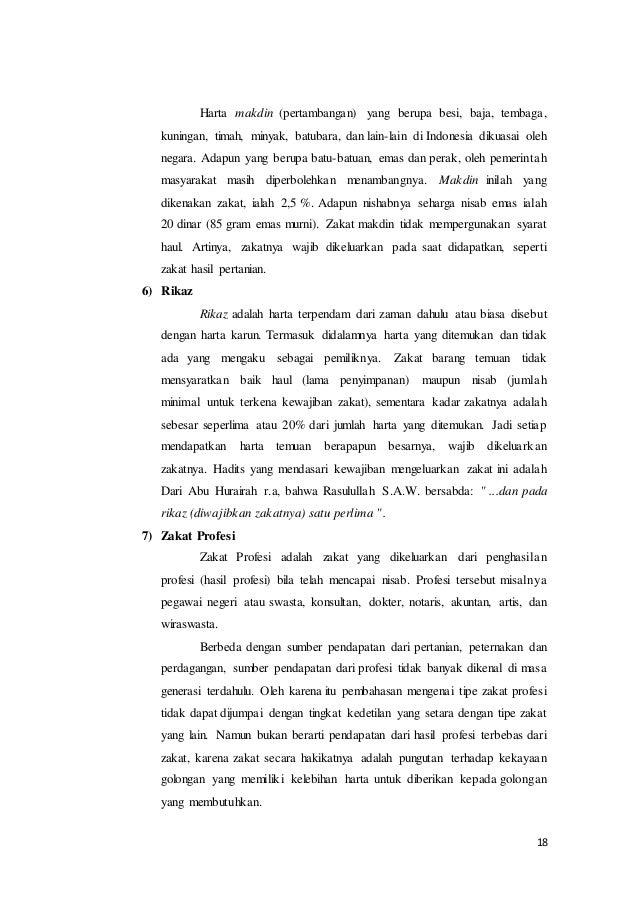 Makalah Zakat Kelompok 4 Makalah Zakat Kelompok 4