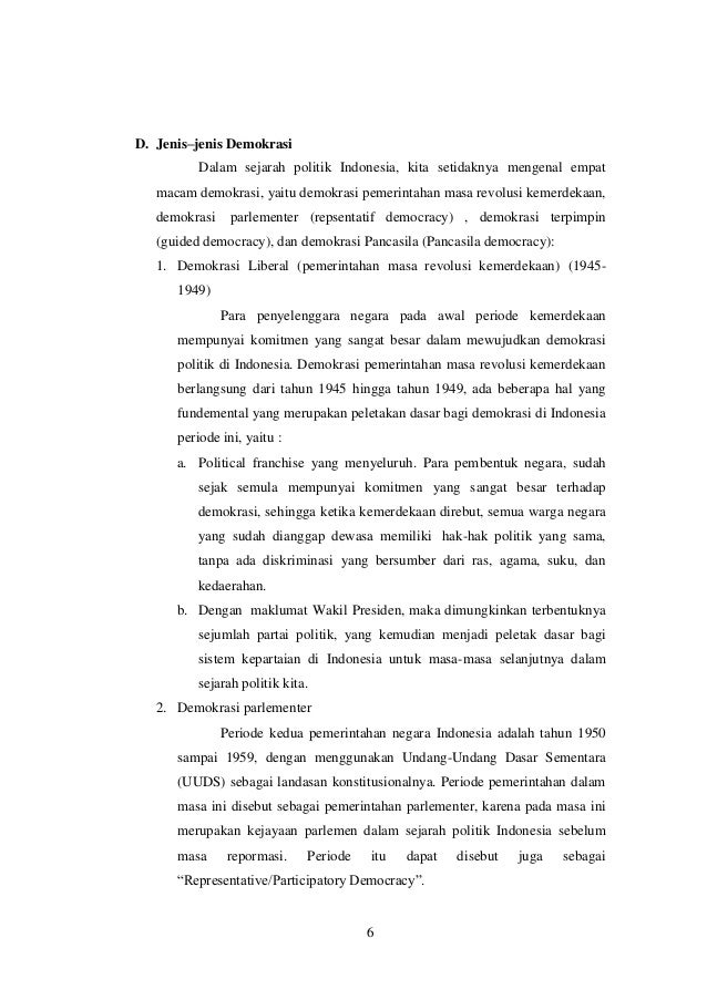 Makalalah Demokrasi Pancasila