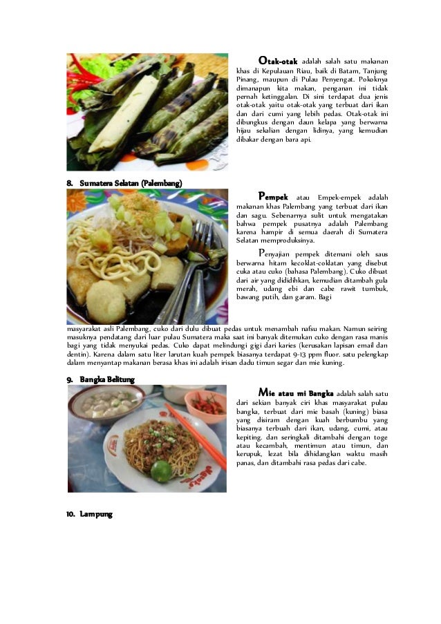 Makanan daerah