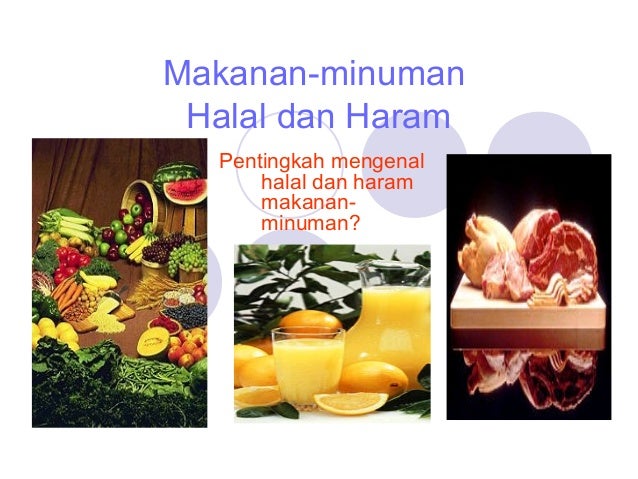 Makanan halal haram