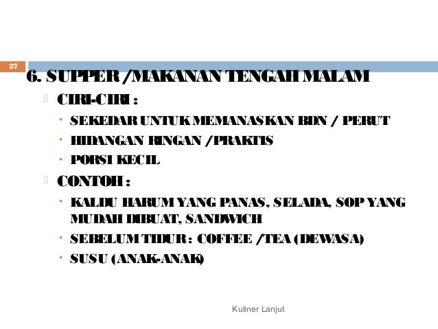 Makanan kontinental