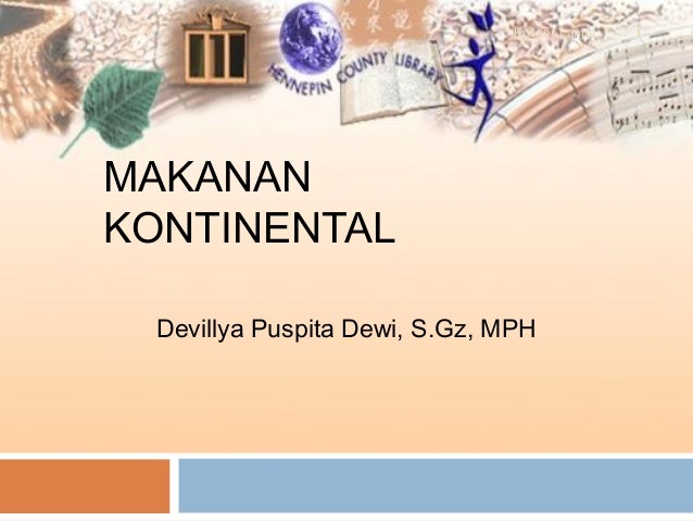 Makanan kontinental