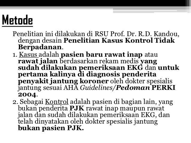 Makanan minahasa dan penyakit jantung
