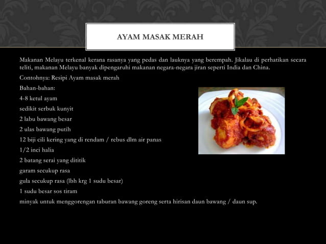 Makanan tradisional melayu | PPT