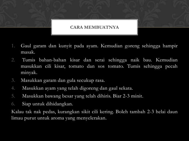 Makanan tradisional melayu | PPT