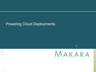 Powering Cloud Deployments 