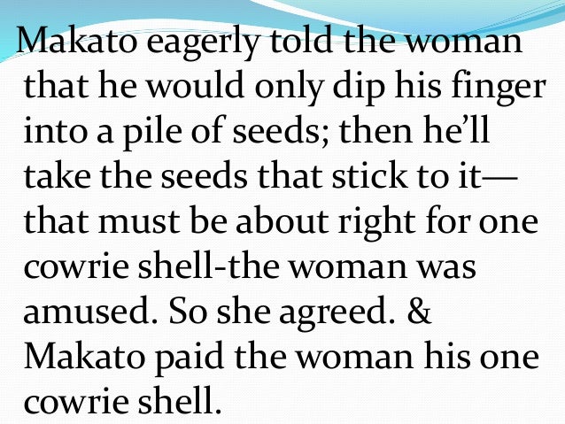 Makato And The Cowrie Shell - 