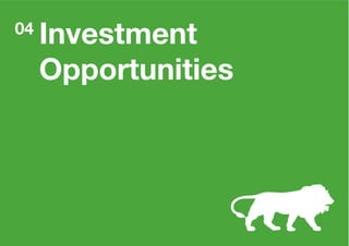 Investment
Opportunities
04
 