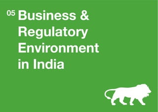 Business &
Environment
in India
05
 