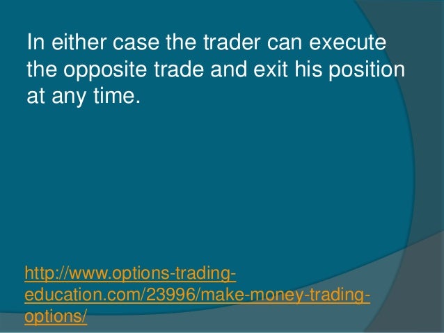 Education on options trading
