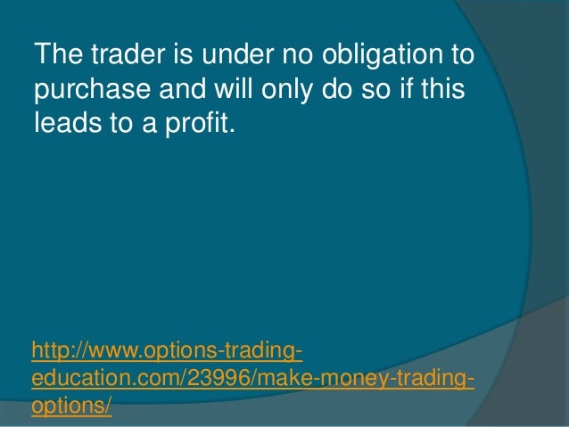 Can i make money trading options