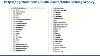 https://github.com/paulk-asert/MakeTestingGroovy
 